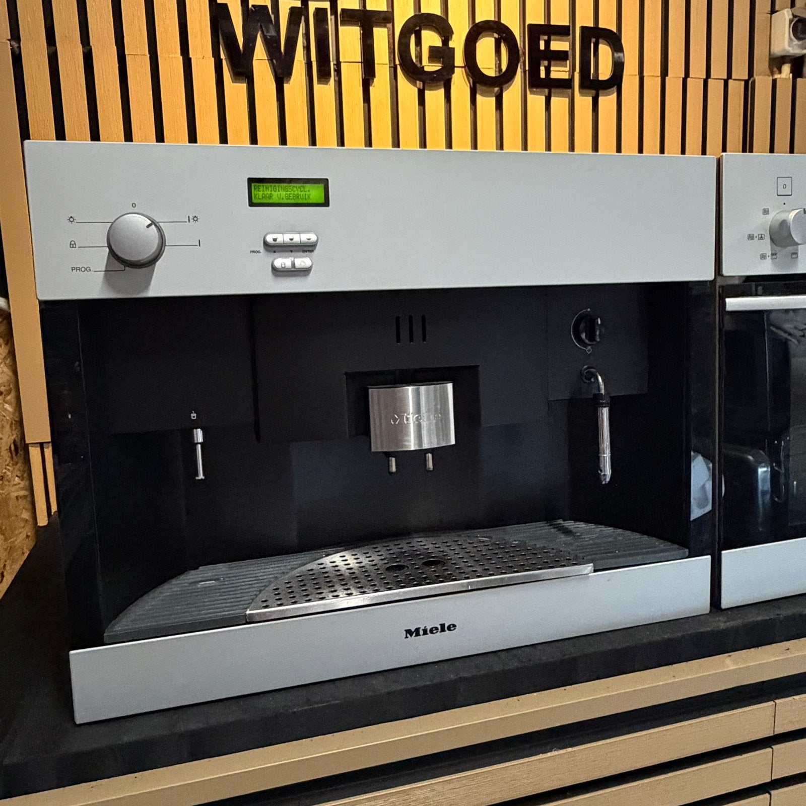 Luxe miele set combi oven magnetron en koffiemachine, Ophalen, Gebruikt, Combi-oven, Inbouw