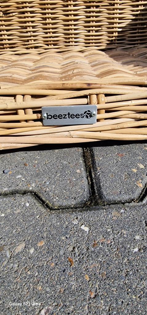 Rieten hondenmand Beeztees, Dieren en Toebehoren, Hondenmanden, Ophalen of Verzenden, Gebruikt, Riet