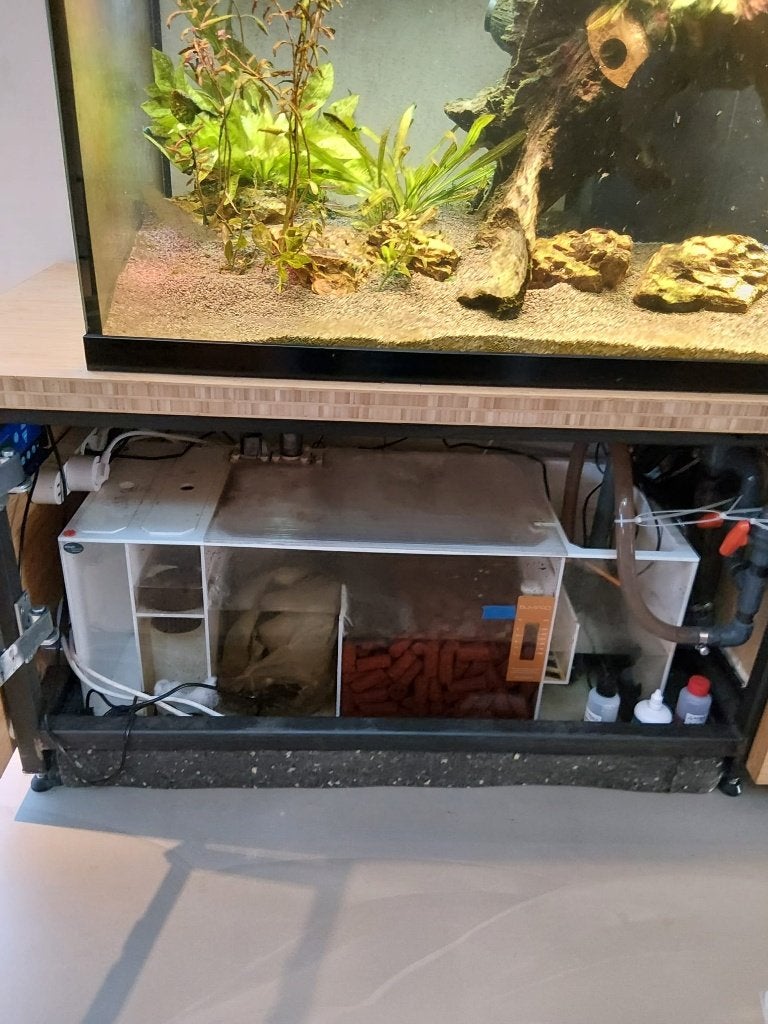 Aquarium 160x60x67 (643 liter) Compleet met Sump,led en CO2, Ophalen, Overige merken, Inclusief controller, Gevuld zoetwateraquarium