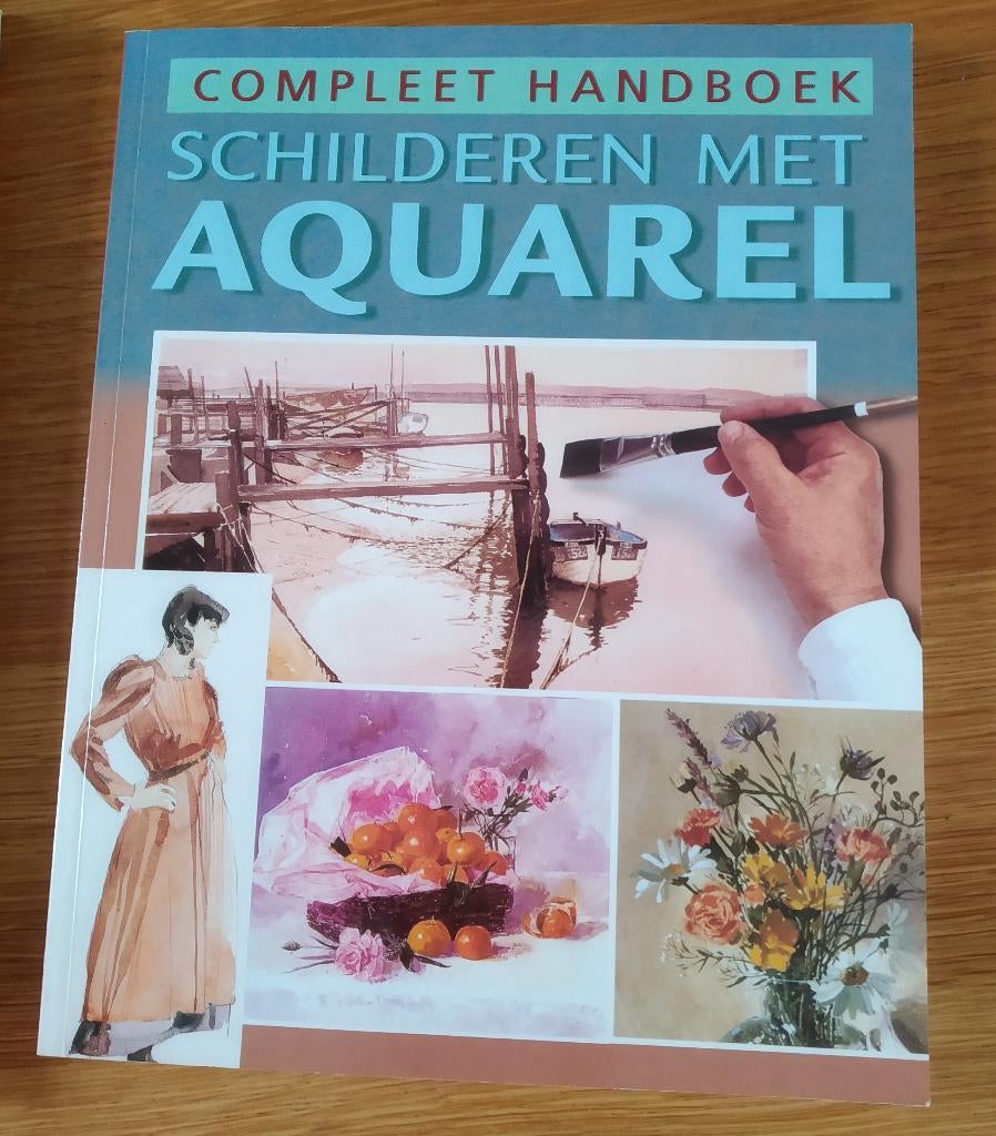 Compleet handboek schilderen met aquarel, Ophalen of Verzenden, Zo goed als nieuw, Acrylverf