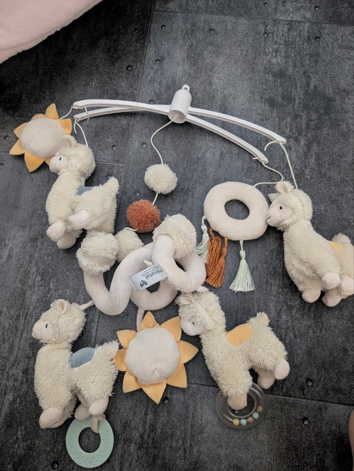 Prénatal Baby Mobiel en Wagenspanner met Lama's en Zonnetjes, Kinderen en Baby's, Speelgoed | Babyspeelgoed, Ophalen of Verzenden