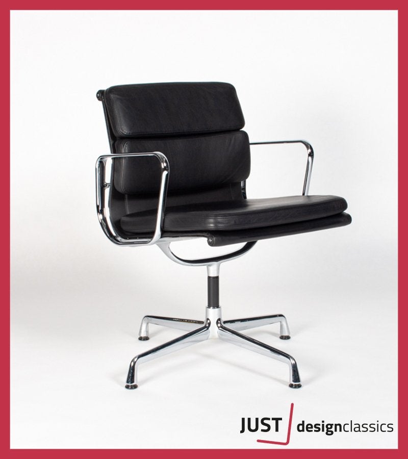 AANBIEDING!! Vitra ea 207 Zwart Leder Chroom (voorraad:20), Niet ingevuld, Gebruikt, Niet ingevuld, Niet ingevuld