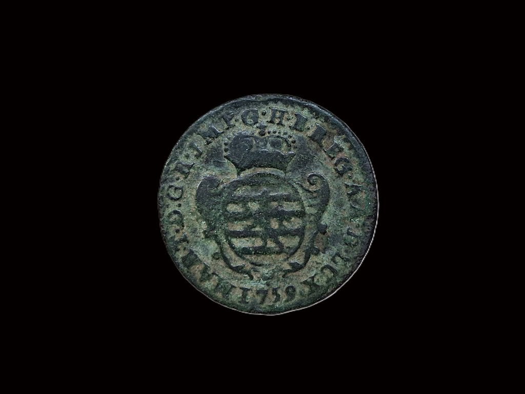 1 liard 1759 Maria Theresa voor Luxemburg, Verzenden, Brons