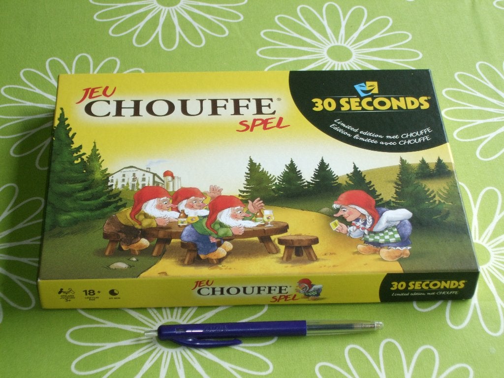 Chouffe 30 seconden spel - Limited edition, Hobby en Vrije tijd, Een of twee spelers, Ophalen of Verzenden, Zo goed als nieuw