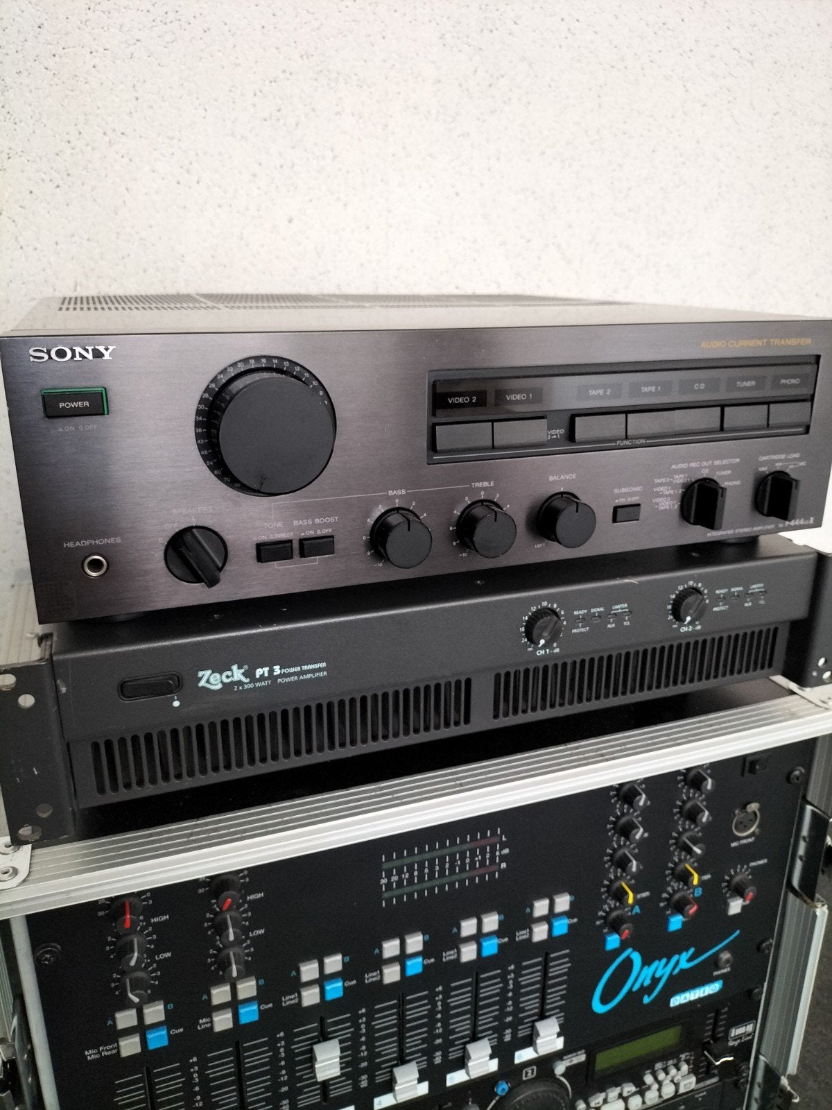 sony ta-f444ES mk2, Ophalen, Zo goed als nieuw, Stereo, Sony