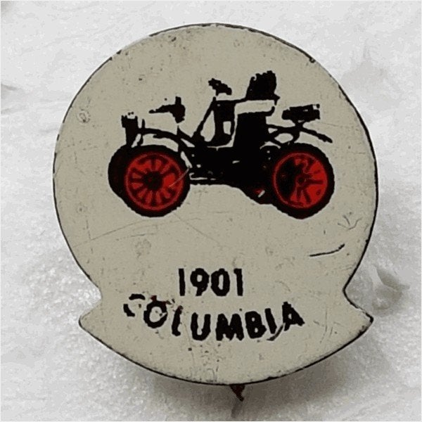 SP0354 Speldje 1901 Columbia rood, Ophalen of Verzenden, Gebruikt, Overige onderwerpen
