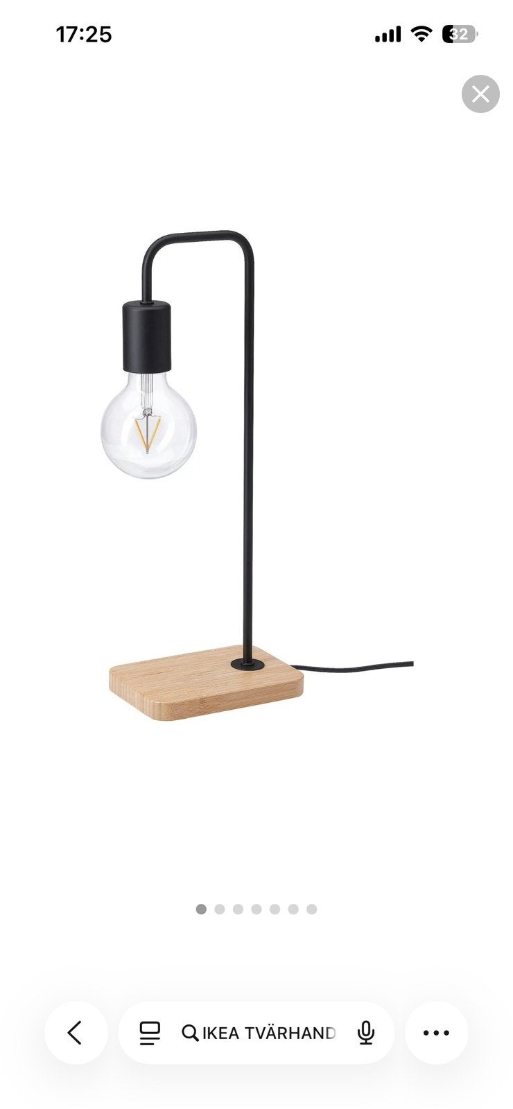Nieuw in doos IKEA staand lamp, Huis en Inrichting, Lampen | Tafellampen, Ophalen of Verzenden, Zo goed als nieuw