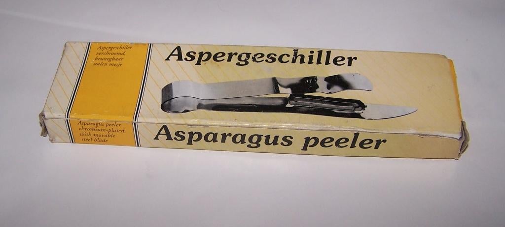 Aspergeschiller. Nieuw in doos., Nieuw, Ophalen of Verzenden, Rvs of Chroom, Vaatwasserbestendig