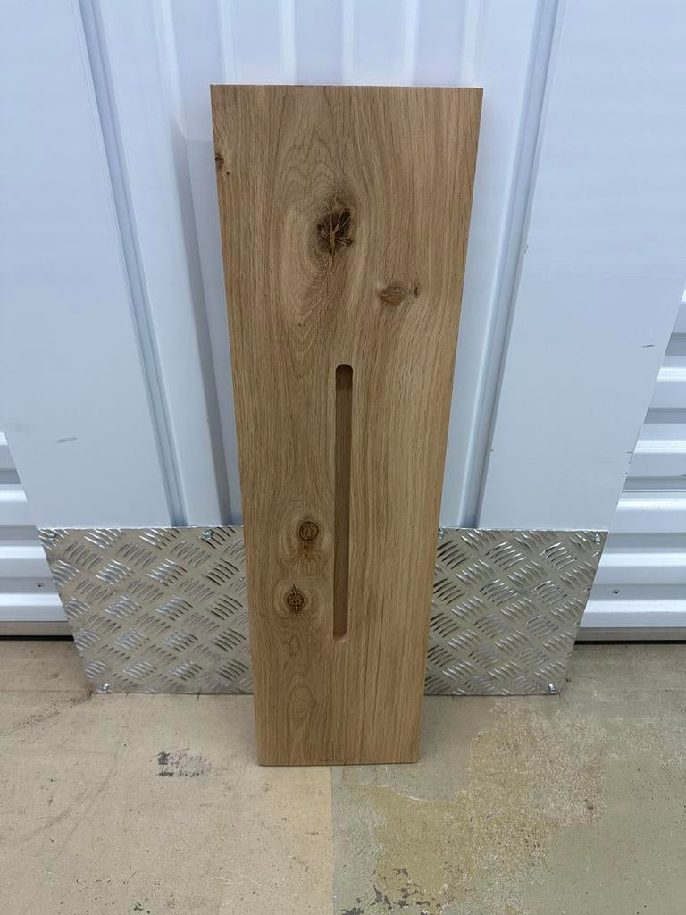 Nieuw: naturel eiken badplank - 75 centimeter, Ophalen of Verzenden, Nieuw, Bruin