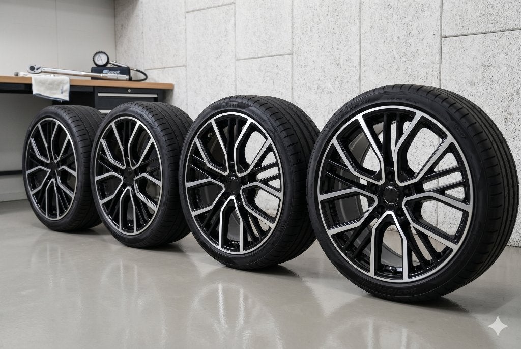 Z.G.A.N. 19 inch Brock B41 Velgen - 5x112 ET20, 19 inch, Gebruikt, 255 mm, Banden en Velgen