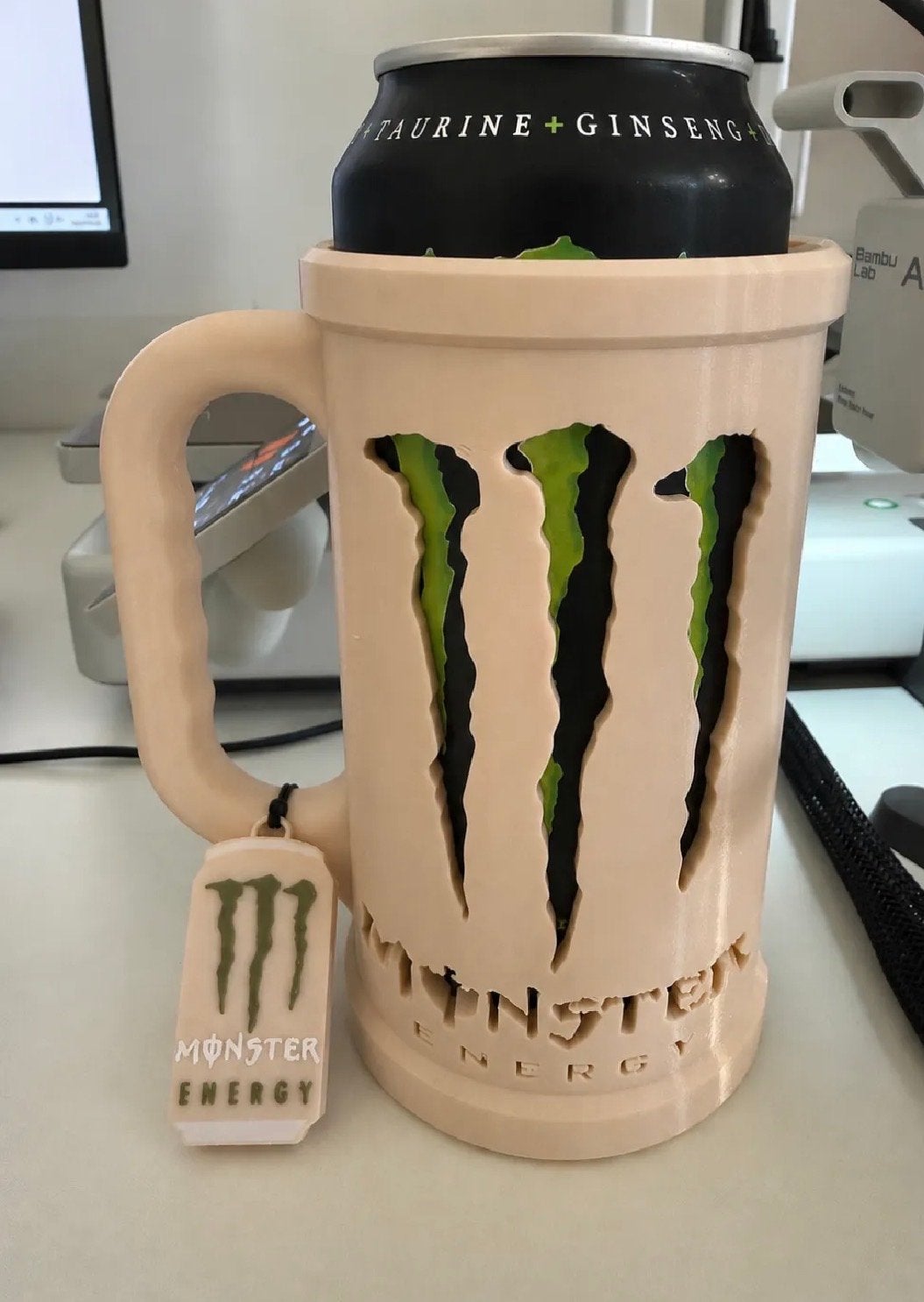 3D Geprinte Monster Energy Blikhouder - Diverse Kleuren, Ophalen of Verzenden, Nieuw