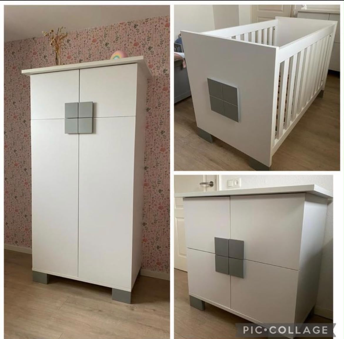 Complete Babykamer: Ledikant, Commode en Kledingkast, Ophalen of Verzenden, Zo goed als nieuw, Jongetje of Meisje