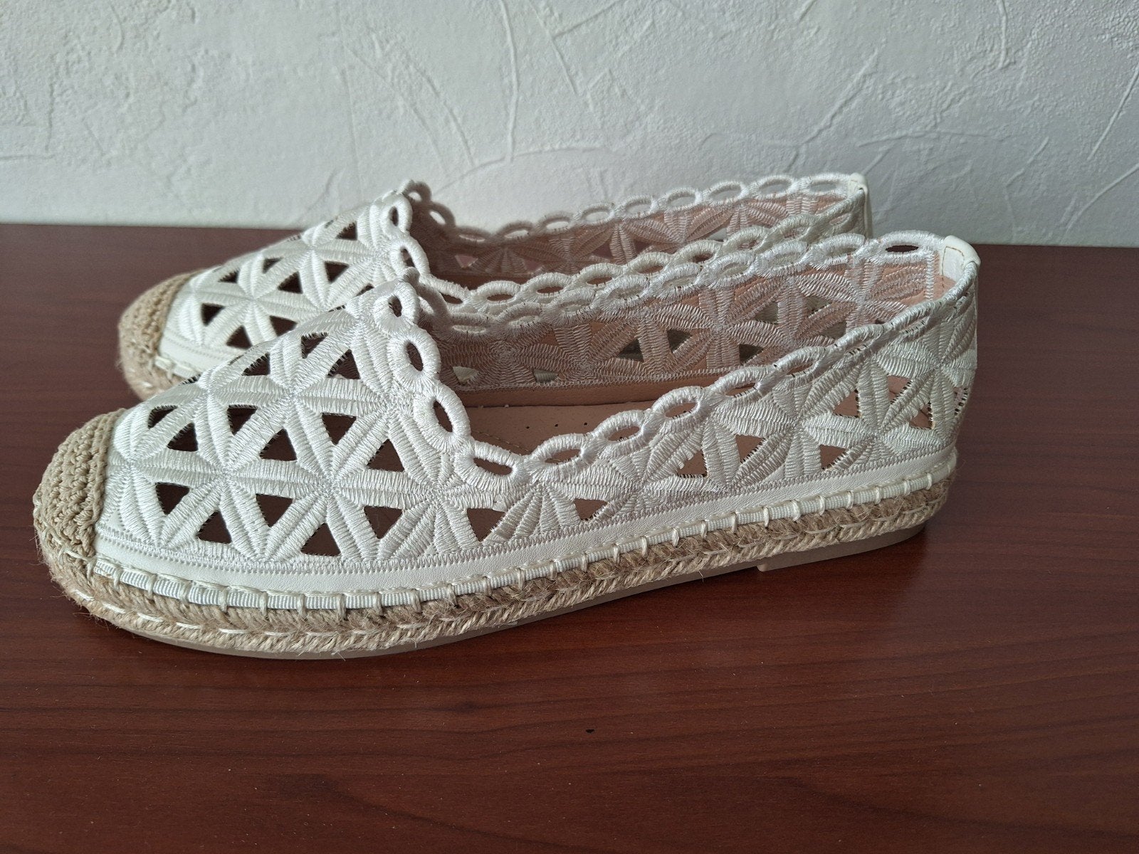 Espadrilles-wit-40-Graceland-nieuw, Ophalen, Nieuw, Wit