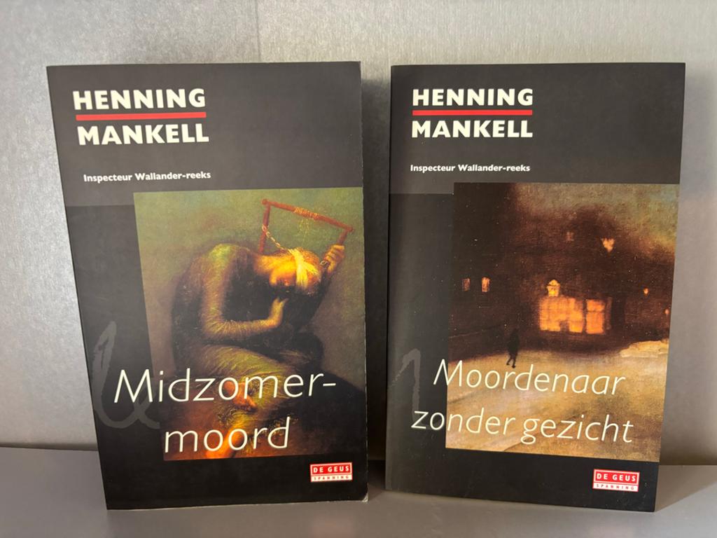 Henning Mankell - Inspecteur Wallander-reeks (4 boeken), Boeken, Ophalen of Verzenden, Gelezen, Tv-bewerking
