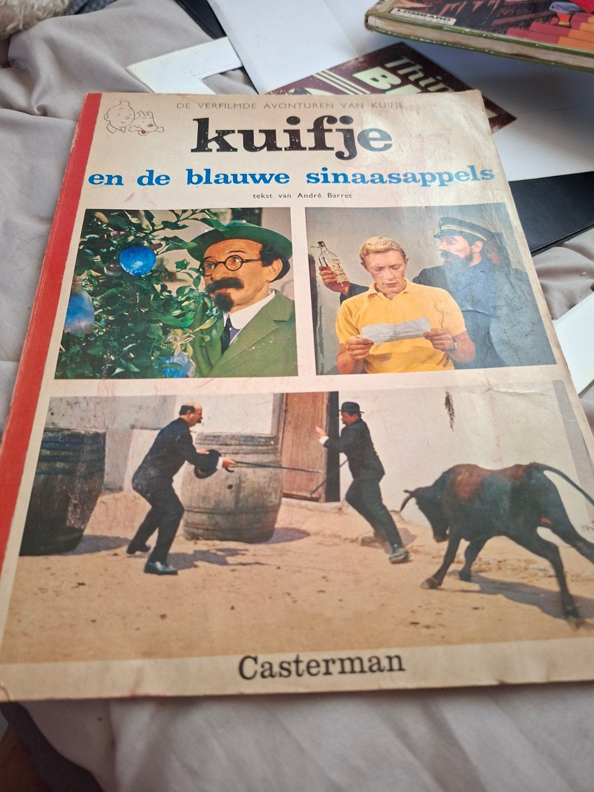 Kuifje en de Blauwe Sinaasappels - Casterman, Boeken, Eén stripboek, Ophalen, Gelezen, André Barret