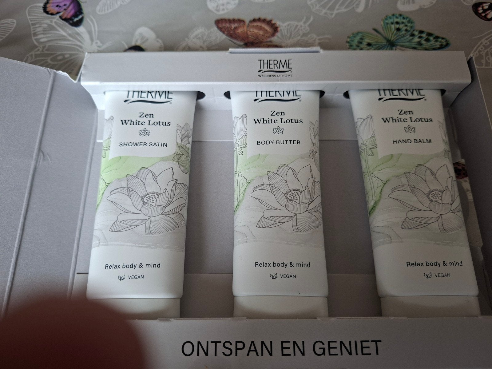 Therme Zen White Lotus Wellnessritueel Cadeauset, Ophalen of Verzenden, Nieuw, Bad & Douche