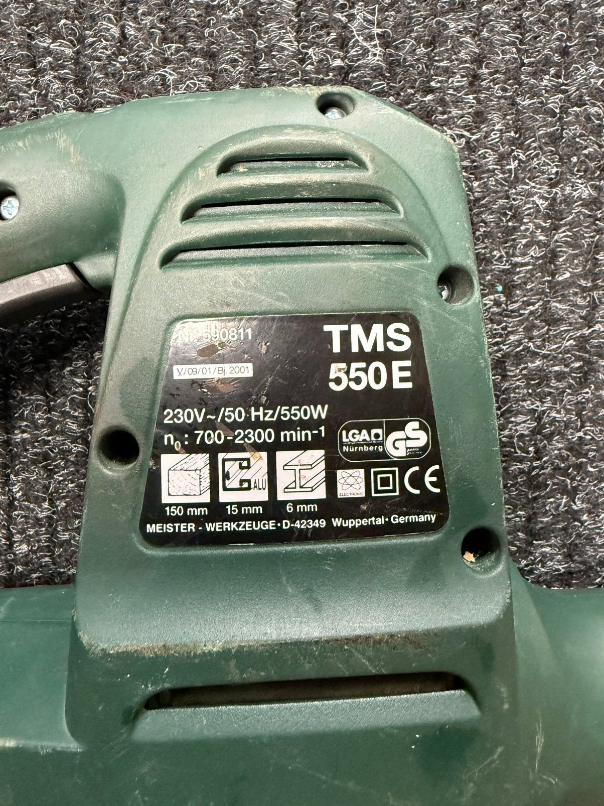 Reciprozaag, 70 mm of meer, 600 tot 1200 watt, Ophalen of Verzenden, Zo goed als nieuw