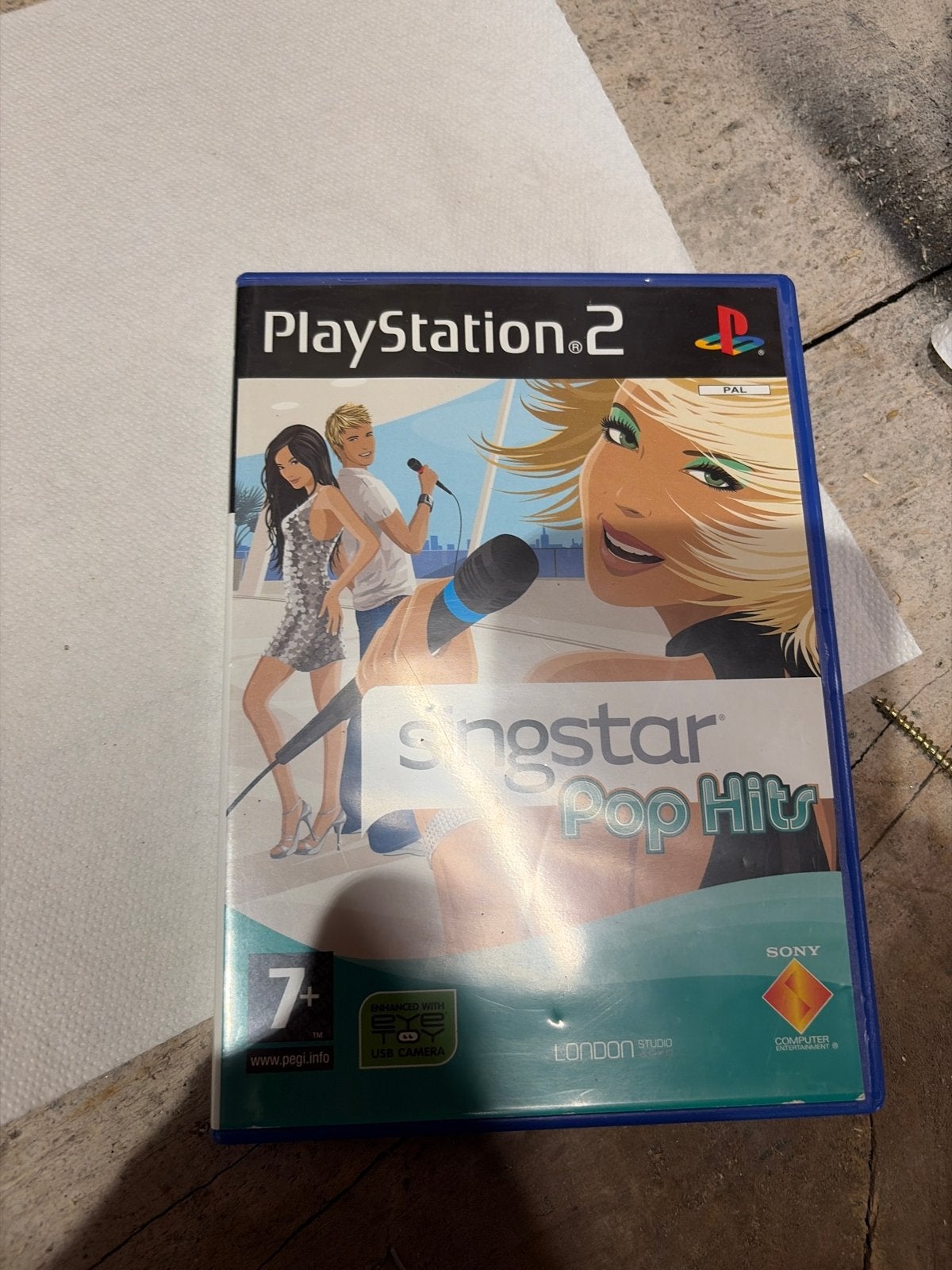 Singstar Pop Hits - PlayStation 2 (PS2), Spelcomputers en Games, Ophalen, Muziek, Gebruikt, 2 spelers