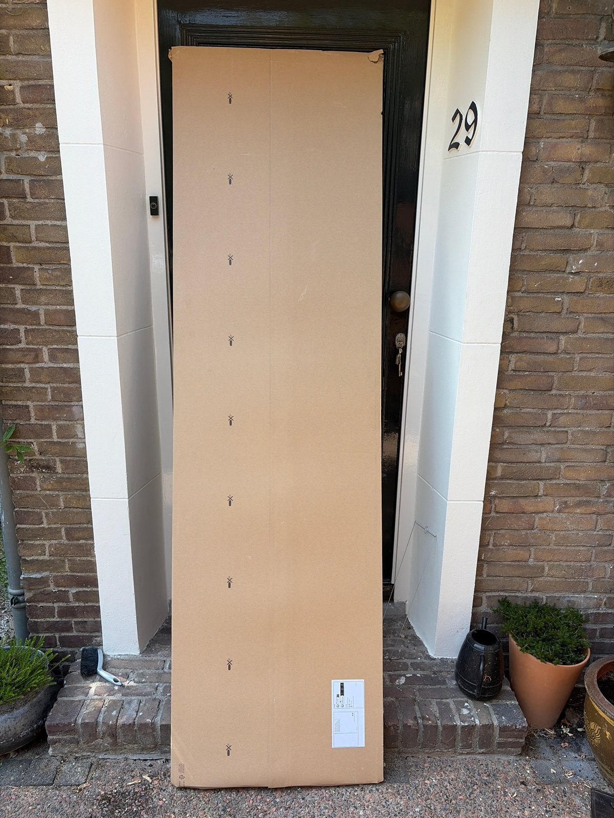 Ikea FÖRBÄTTRA Bedekkingspaneel donkergrijs 62x220 cm, Ophalen, Nieuw, 50 tot 100 cm, Minder dan 100 cm