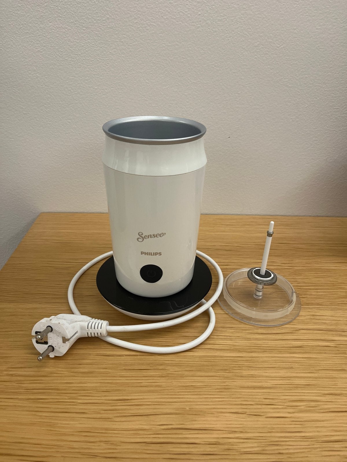 Philips Senseo Melkopschuimer CA6500 Wit, Ophalen of Verzenden, Gebruikt, Elektrische melkopschuimer