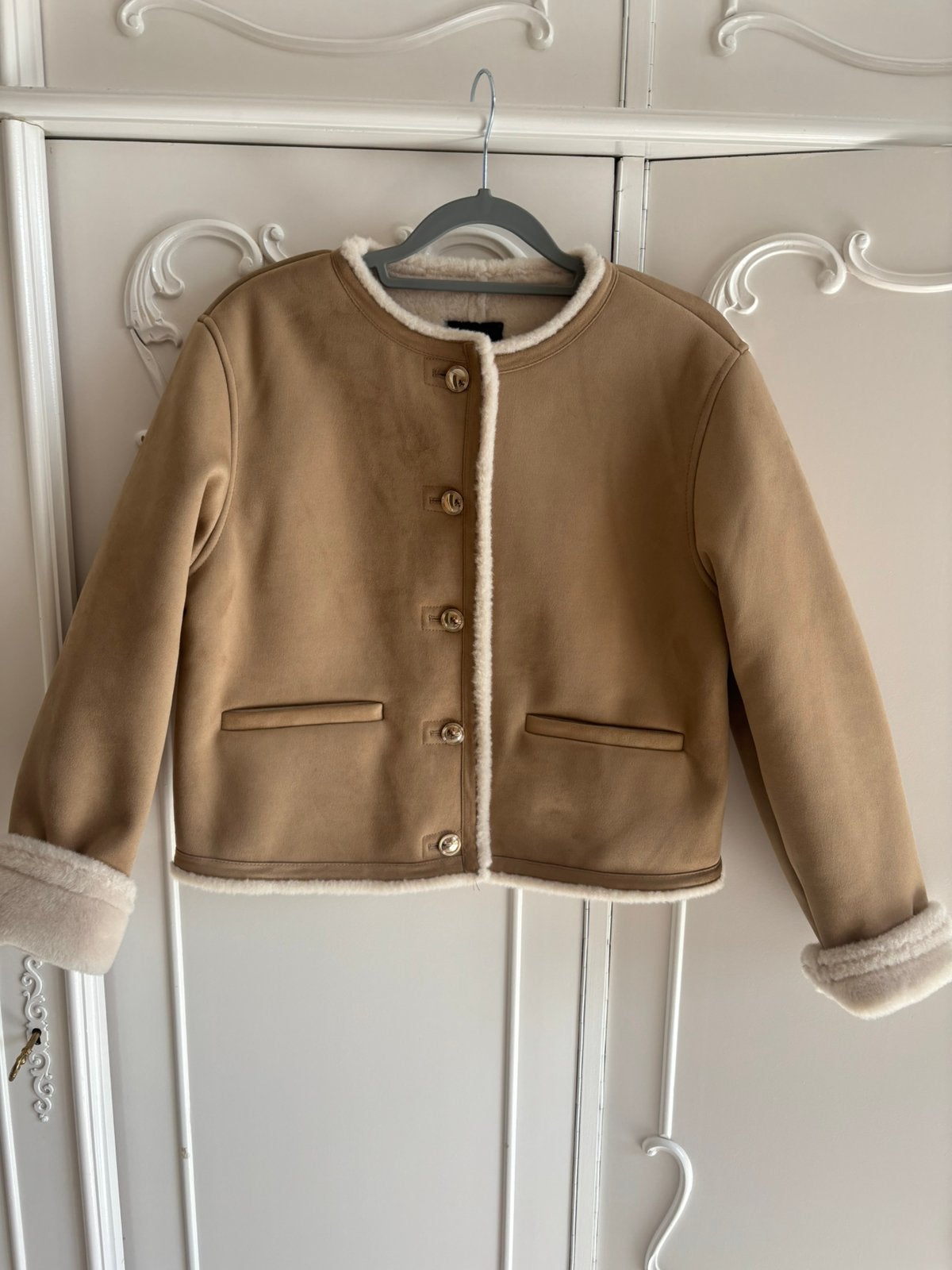 Nieuw lammy jas Zara maat Xs, Ophalen of Verzenden, Nieuw, Maat 34 (XS) of kleiner, Bruin