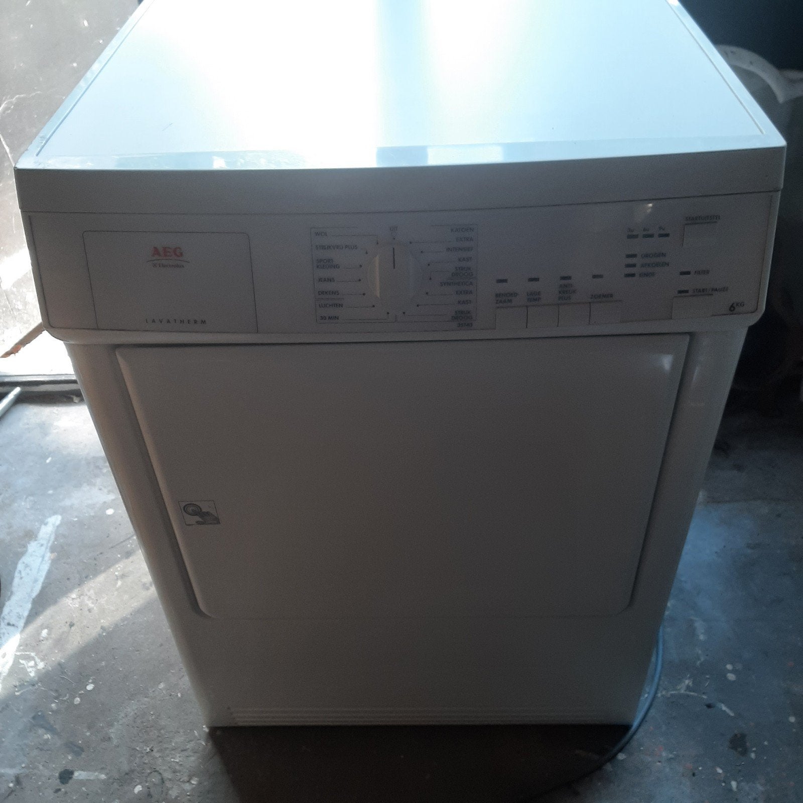 AEG Lavatherm Luchtafvoer Wasdroger - Gebruikt, Ophalen, 6 tot 8 kg, Gebruikt, Luchtafvoer
