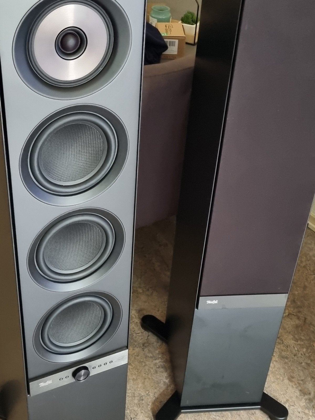 teufel actieve speakers met argon audio platenspeler, Ophalen of Verzenden, Zo goed als nieuw, Overige merken