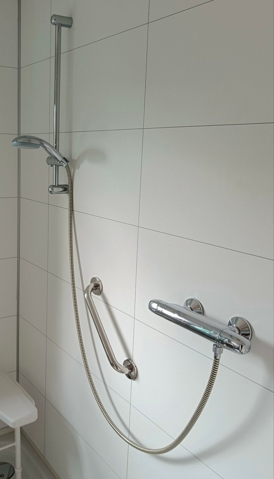 Grohe doucheset met thermostaatkraan, Doe-het-zelf en Verbouw, Sanitair, Ophalen of Verzenden, Zo goed als nieuw, Chroom, Douche