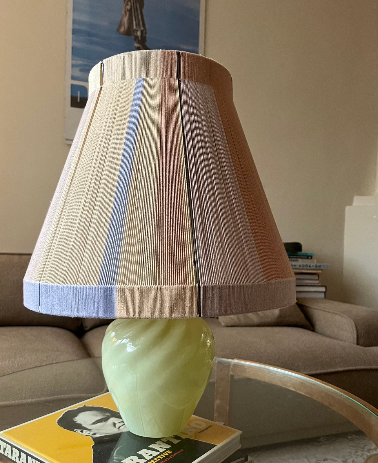 Bonbon tafellamp draadlampenkap japandi stijl, Ophalen of Verzenden