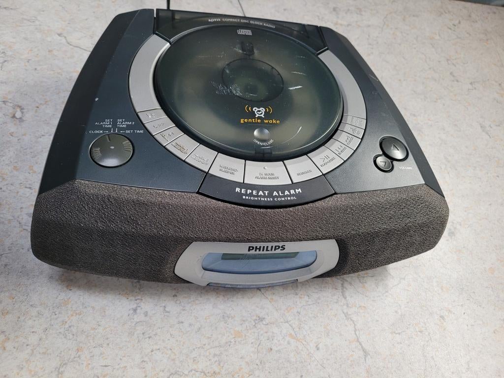 Philips AJ3935 CD radio wekker, Audio, Tv en Foto, Radio's, Ophalen of Verzenden, Gebruikt, Radio, Met cd-speler