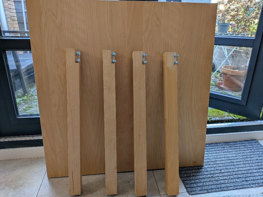 Tafel uitklapbaar IKEA BJURSTA, Huis en Inrichting, Ophalen, Gebruikt, 50 tot 100 cm, Vier personen