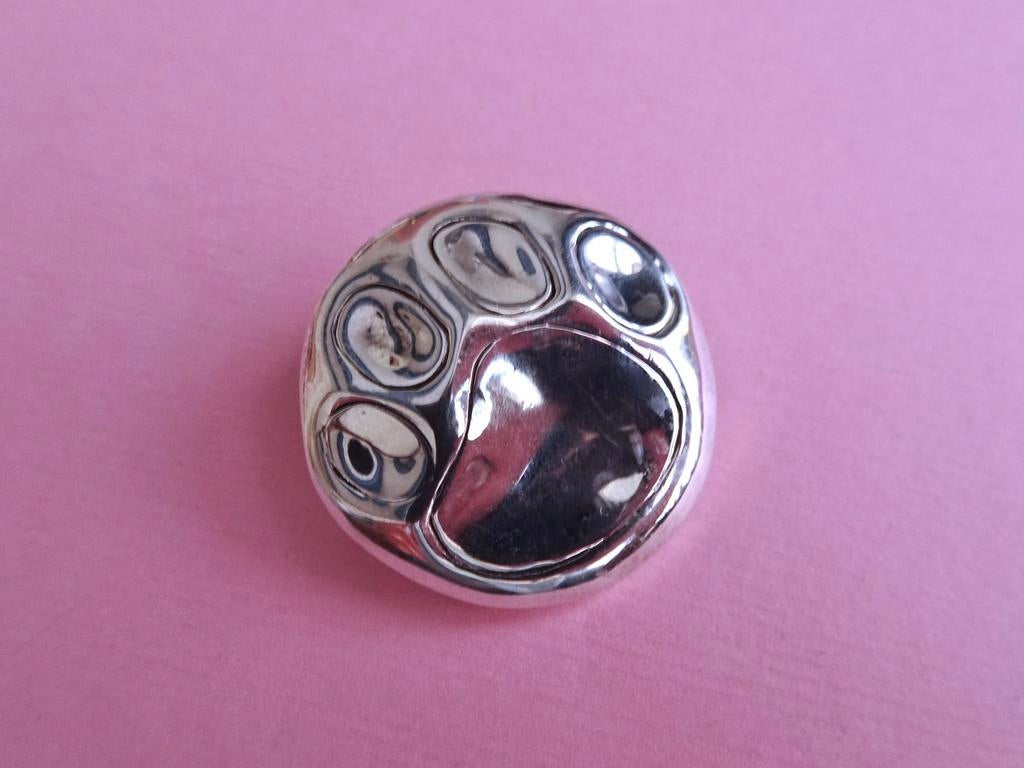 jwg Vintage 70s 80s kat katten poot broche hanger zilver klr, Verzenden, Overige materialen, Broche