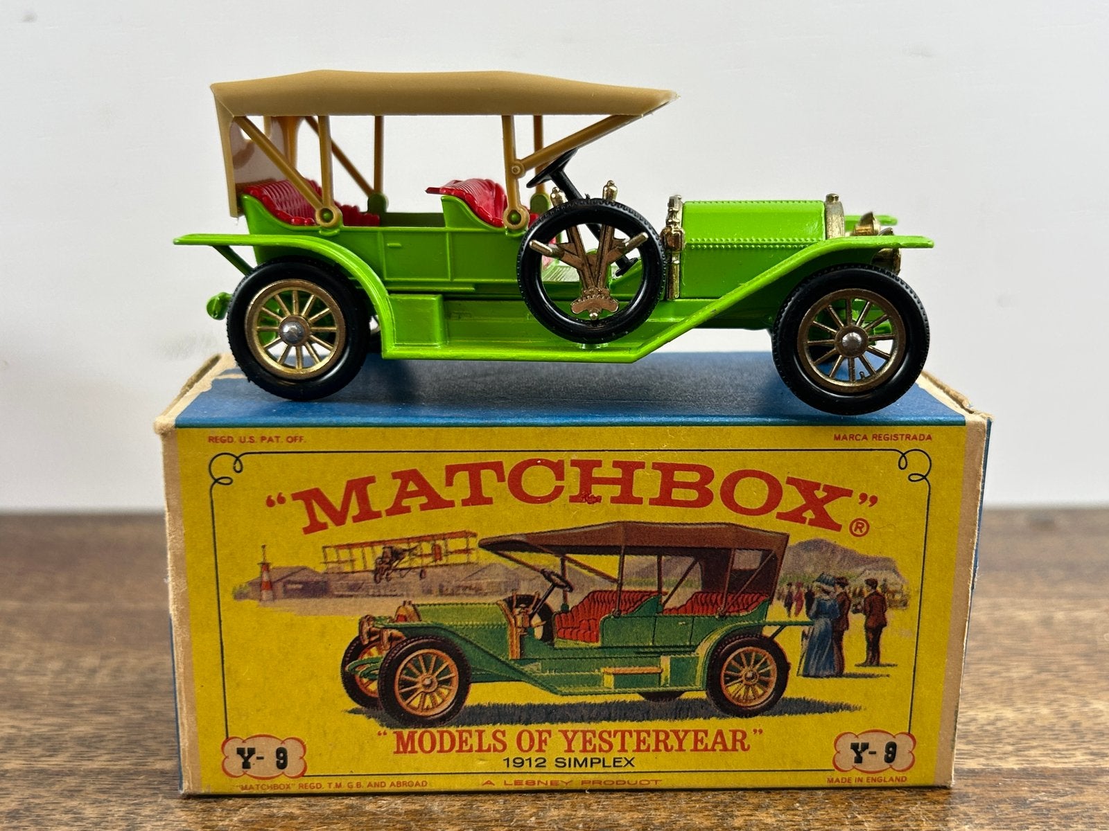 Matchbox Models of Yesteryear Y-9 1912 Simplex, Ophalen of Verzenden, Zo goed als nieuw, Auto, Matchbox