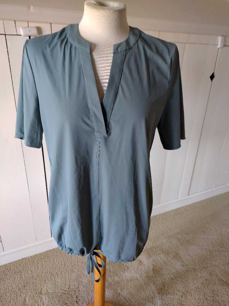 G-Maxx Top shirt groen S nieuw travelstof, Nieuw, Ophalen of Verzenden, Korte mouw, Maat 36 (S)