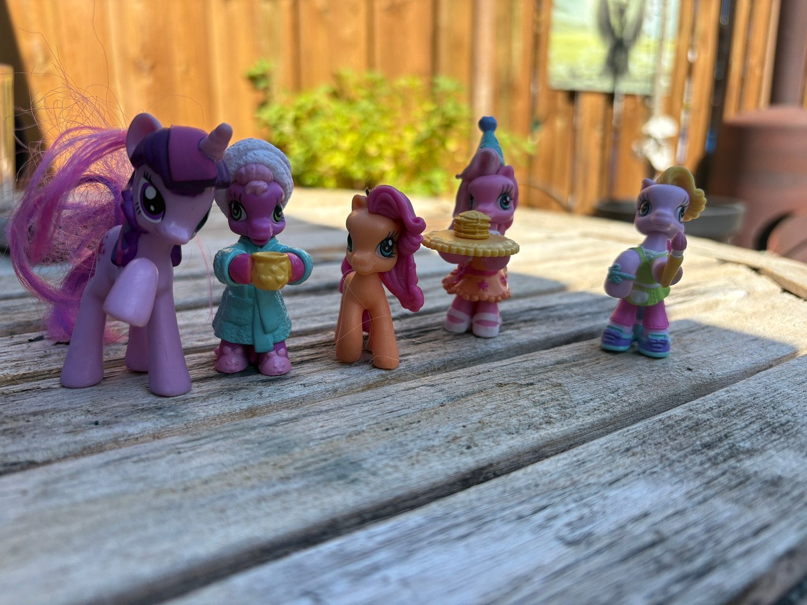 My little pony poppetjes, Ophalen, Gebruikt
