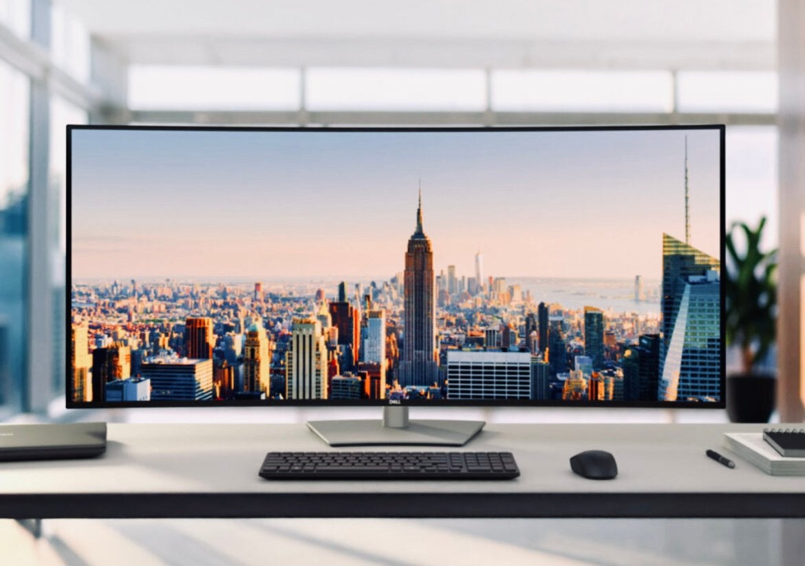 Dell UltraSharp U5226KW 52" 6K Curved Monitor, Computers en Software, Ophalen, HDMI, IPS, Zo goed als nieuw