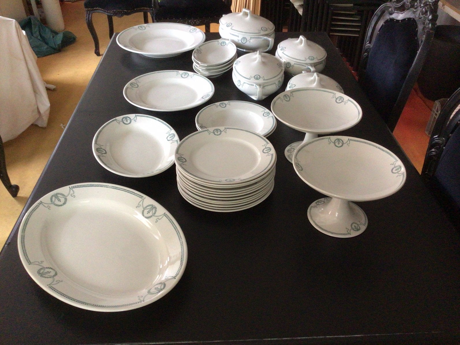 Servies, Antiek en Kunst, Antiek | Servies compleet, Ophalen