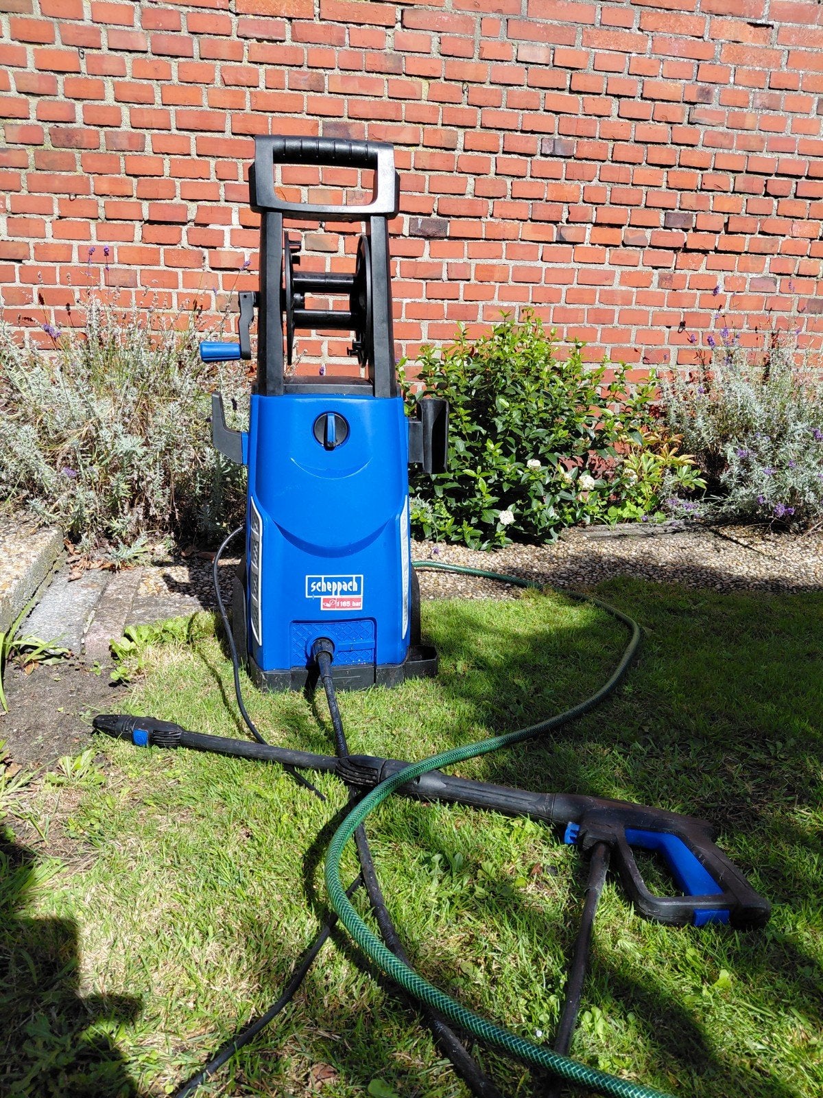 Scheppach HCE2600 Hogedrukreiniger - 2400W - 165 Bar (Motor/, Tuin en Terras, Ophalen, Gebruikt, Elektrisch