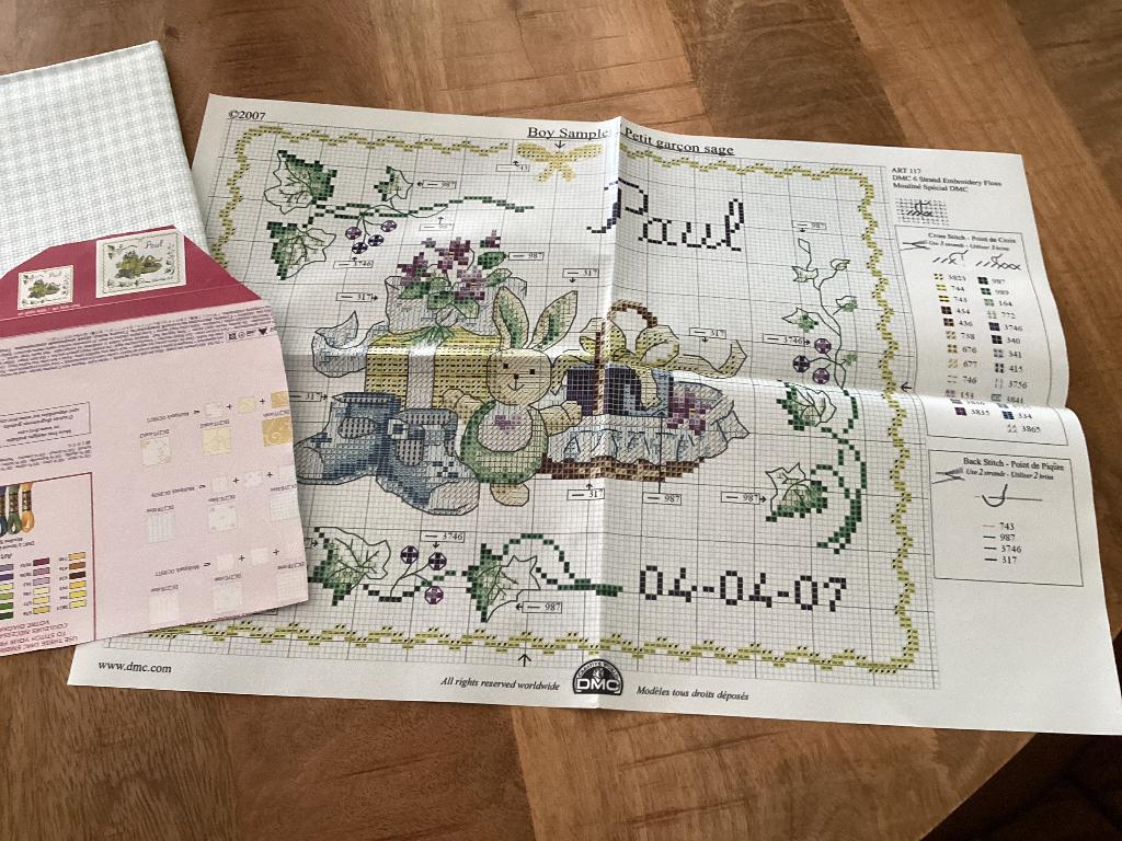 Borduurlinnen en borduur pakket, Hobby en Vrije tijd, Ophalen of Verzenden, Nieuw, Handborduren, Borduurpakket