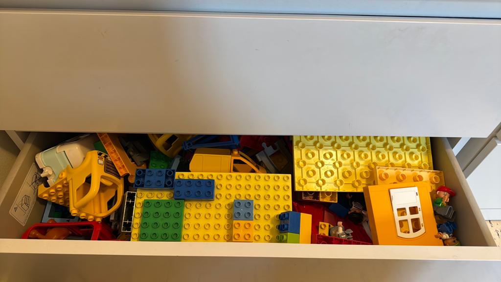 Grote partij diverse Lego Duplo blokken en onderdelen, Ophalen, Gebruikt, Duplo, Inclusief accessoires