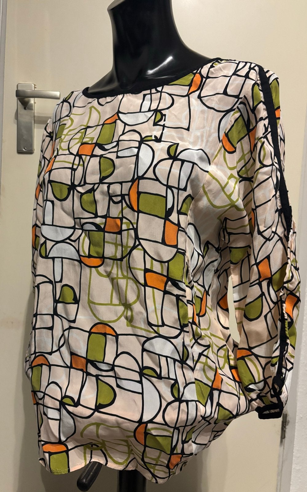 Expresso Blouse Maat 38 met Abstract Patroon, Kleding | Dames, Ophalen of Verzenden, Zo goed als nieuw, Maat 38/40 (M), Meerkleurig