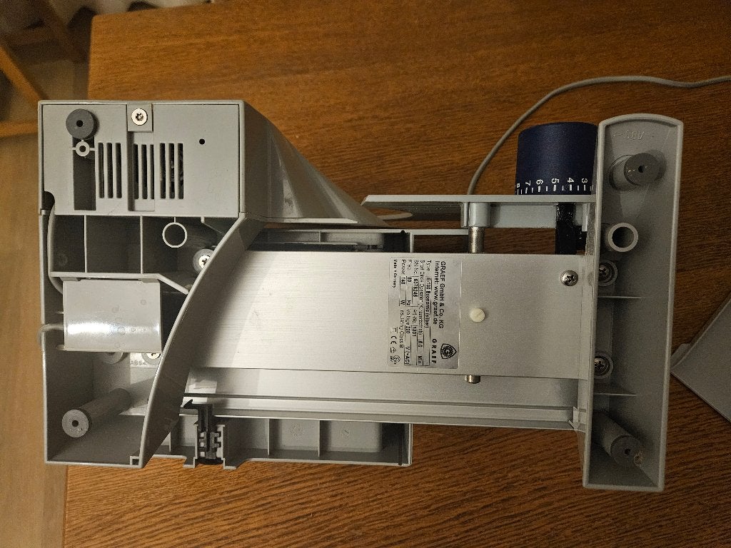 Snijmachine Graef E-130 Economic, Gebruikt, Kunststof, Zilver, Ophalen of Verzenden