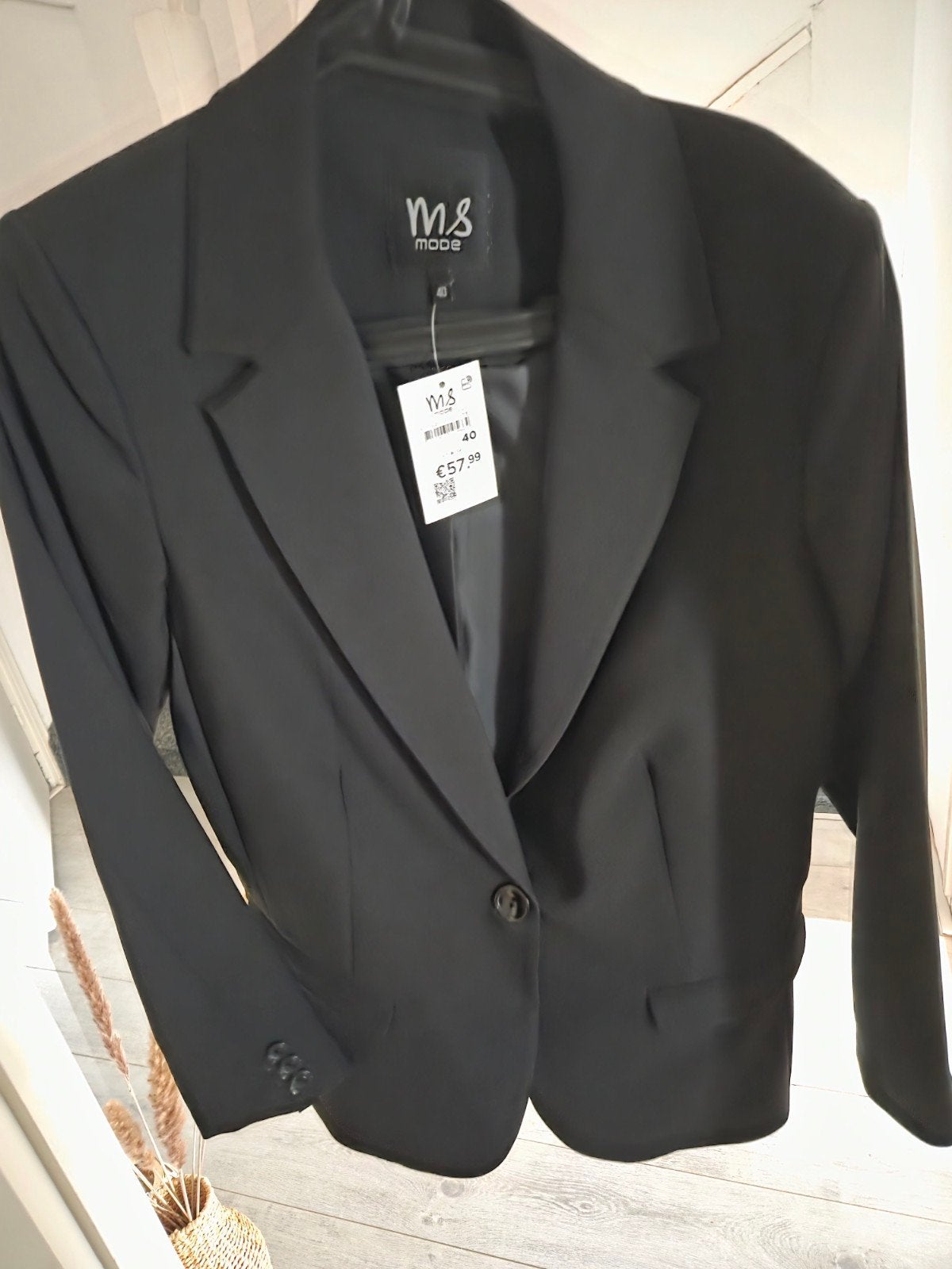 zwarte blazer, Ophalen, Nieuw