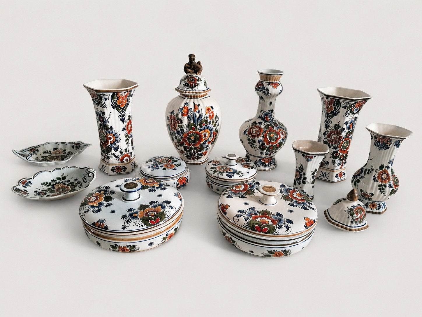 Flora Holland Polychroom servies, zeer complete set, Huis en Inrichting, Keuken | Servies, Overige stijlen, Keramiek, Ophalen of Verzenden