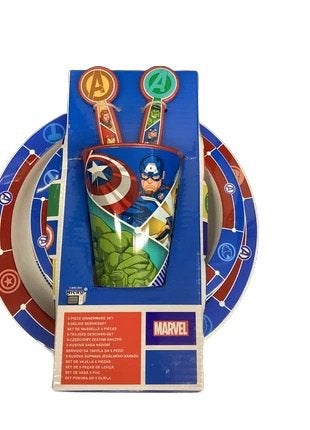 Avengers serviesset 5-delig, Ophalen of Verzenden, Nieuw