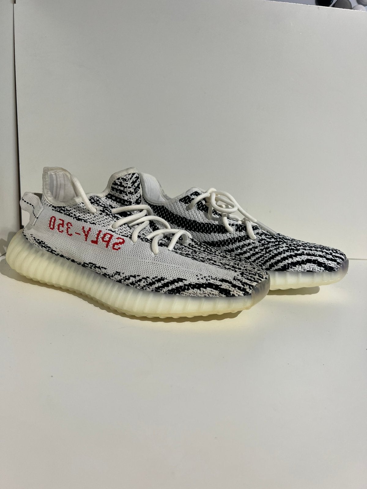 Yeezy 350 V2 Zebra, ., Wit, Nieuw, Ophalen of Verzenden