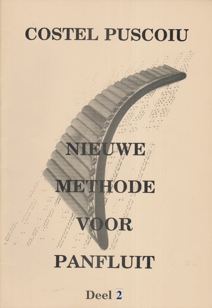 COSTEL PUSCOIU - NIEUWE METHODE VOOR PANFLUIT – Deel 2, Gebruikt, Klassiek, Ophalen of Verzenden, Klarinet