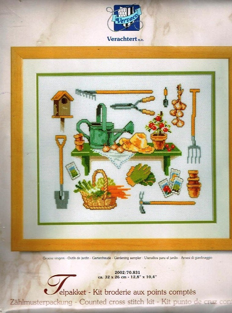 Cado vervaco borduurpakket, GROENE VINGERS, Ophalen of Verzenden, Nieuw, Handborduren, Borduurpakket