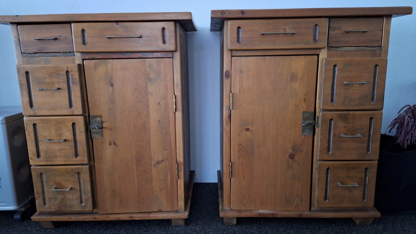 2 mooie houten unieke kasten, Ophalen of Verzenden, 25 tot 50 cm, 50 tot 100 cm