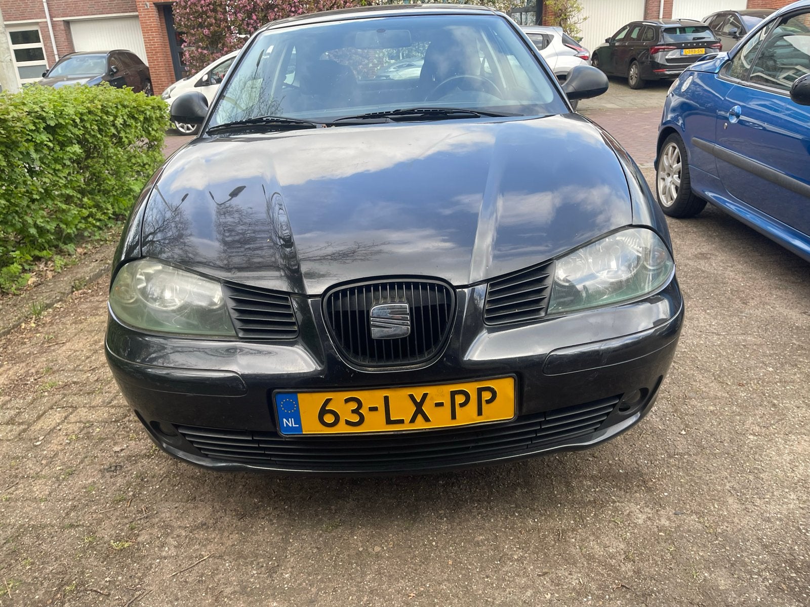 Seat Ibiza 1.4 16V 74KW 2003 Zwart, Voorwielaandrijving, 15 km/l, 40 €/maand, 4 cilinders